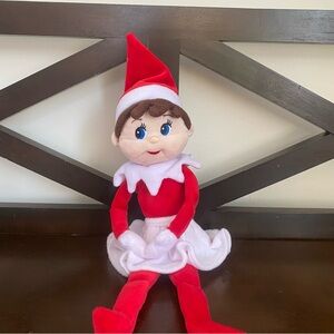 Elf on the Shelf Plushee Pals Red and White Elf Plush Toy